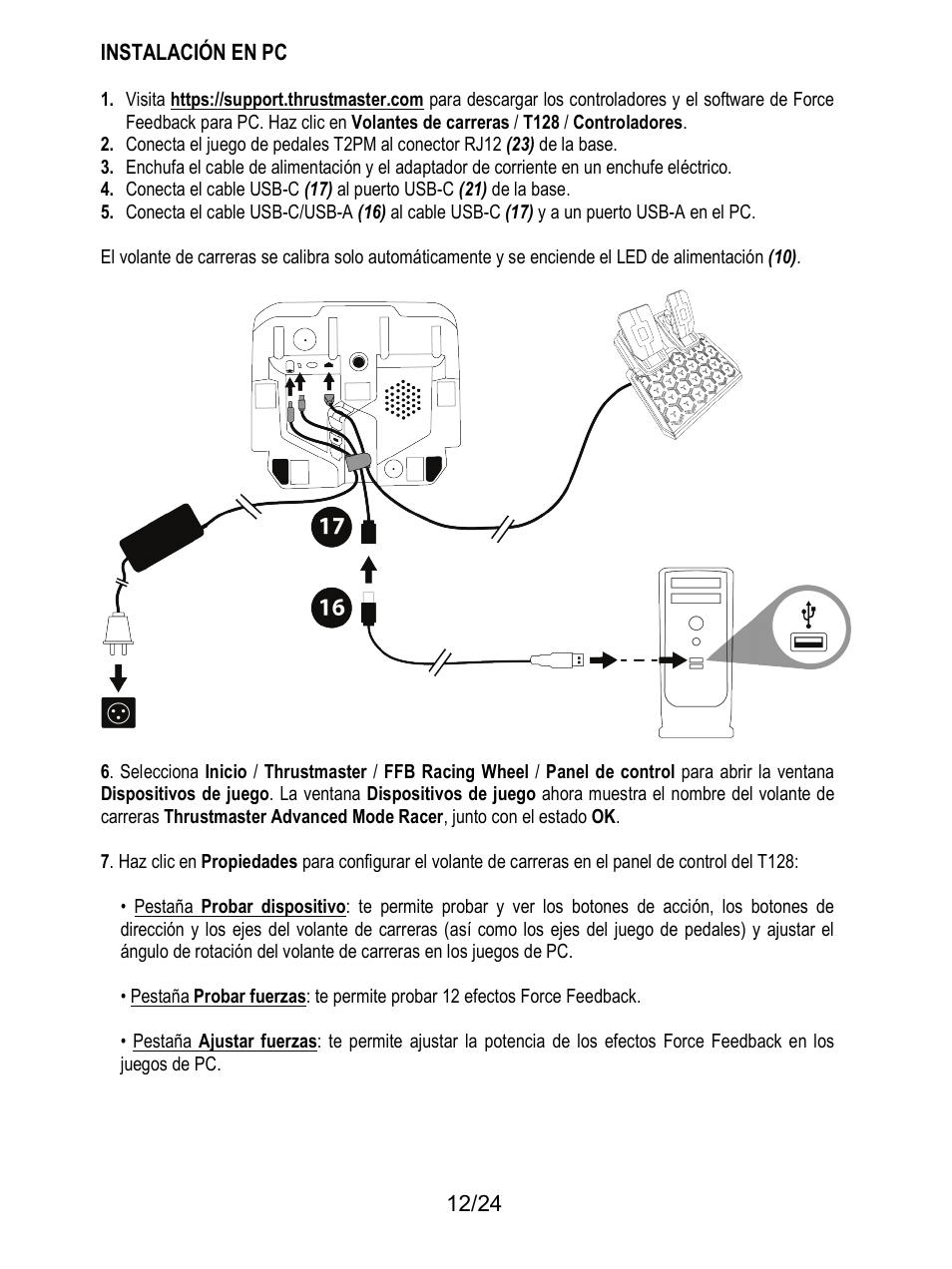 Thrustmaster T128 Racing Wheel and Pedal Set for Xbox Series X/S & PC User Manual | Page 133 / 523