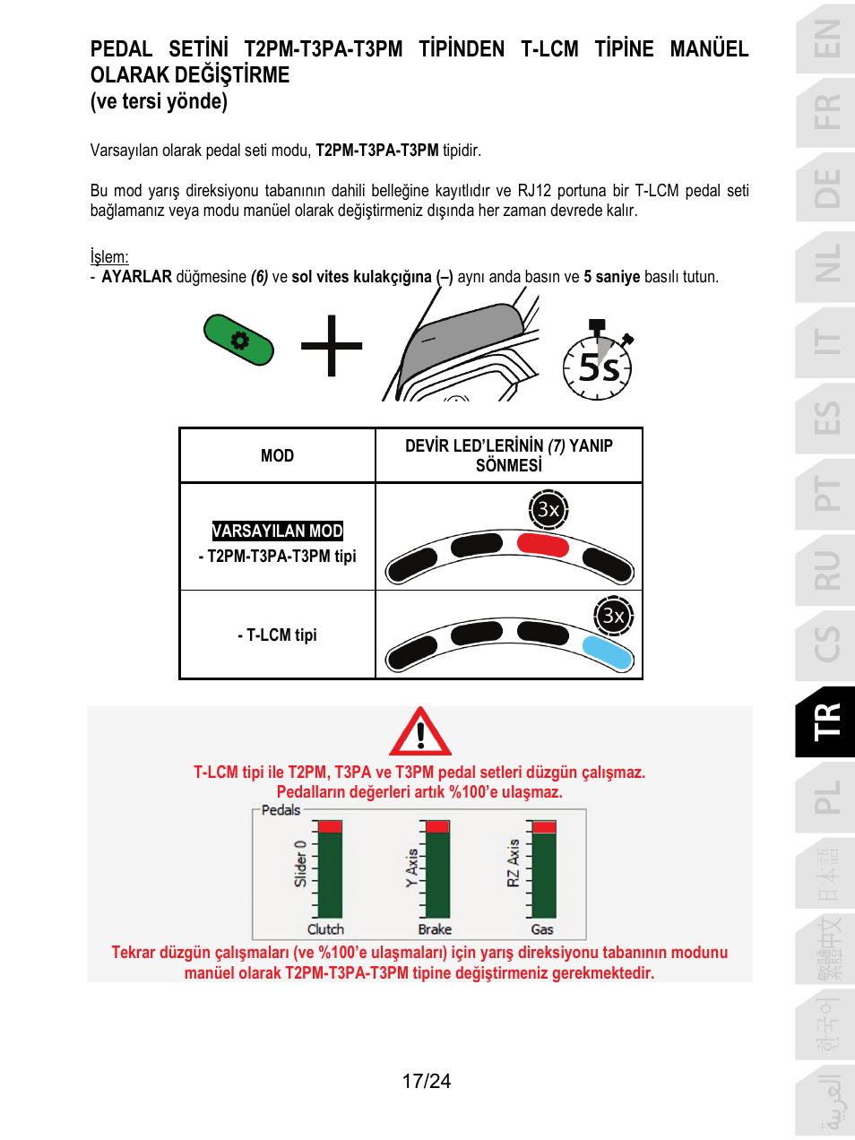 Thrustmaster T128 Racing Wheel and Pedal Set for Xbox Series X/S & PC User Manual | Page 258 / 523