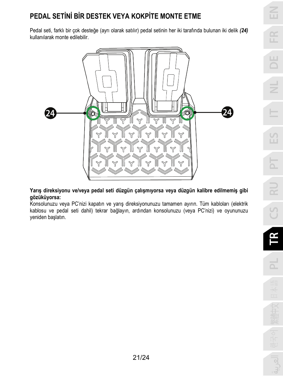 Thrustmaster T128 Racing Wheel and Pedal Set for Xbox Series X/S & PC User Manual | Page 262 / 523