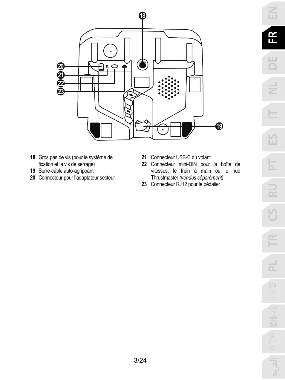 Thrustmaster T128 Racing Wheel and Pedal Set for Xbox Series X/S & PC User Manual | Page 28 / 523