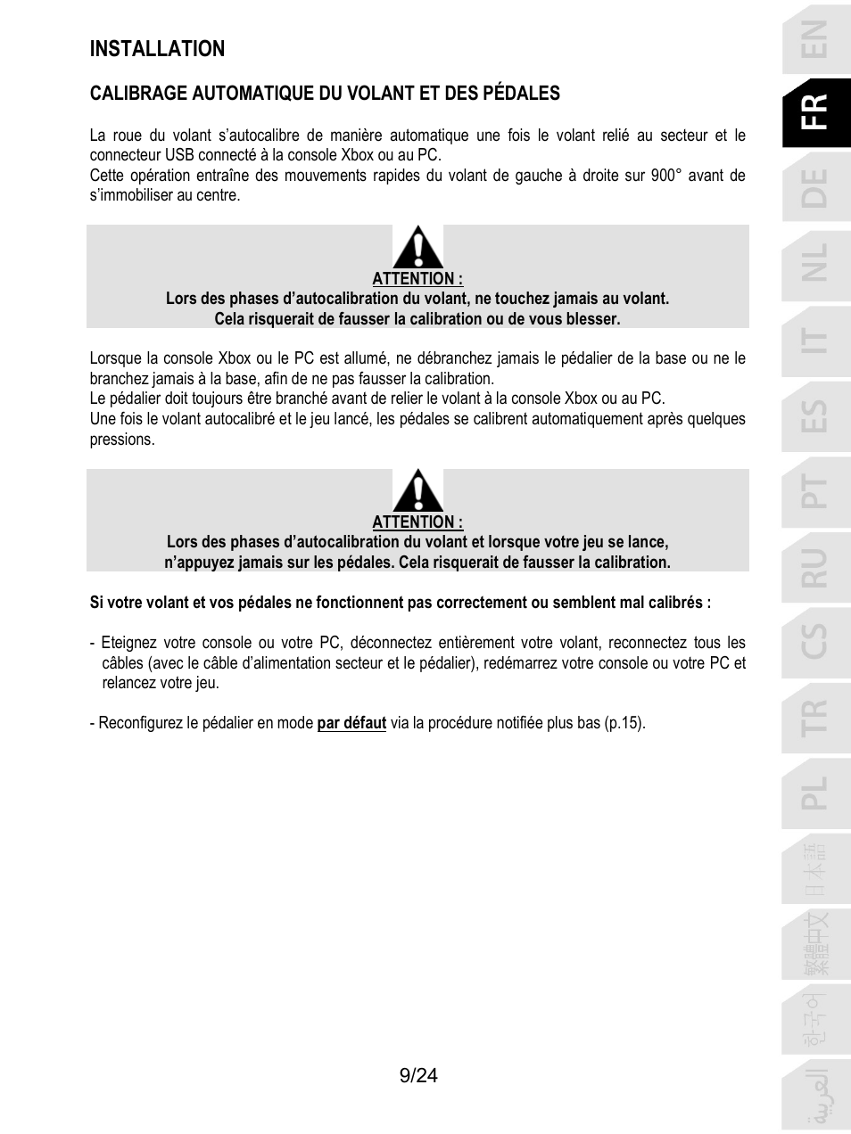 Installation | Thrustmaster T128 Racing Wheel and Pedal Set for Xbox Series X/S & PC User Manual | Page 34 / 523