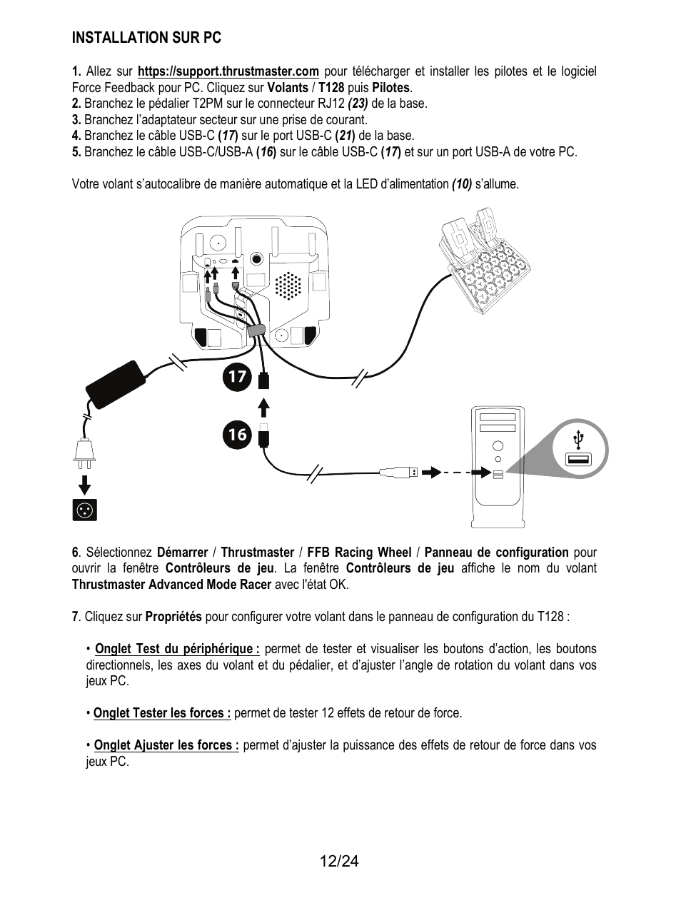 Thrustmaster T128 Racing Wheel and Pedal Set for Xbox Series X/S & PC User Manual | Page 37 / 523