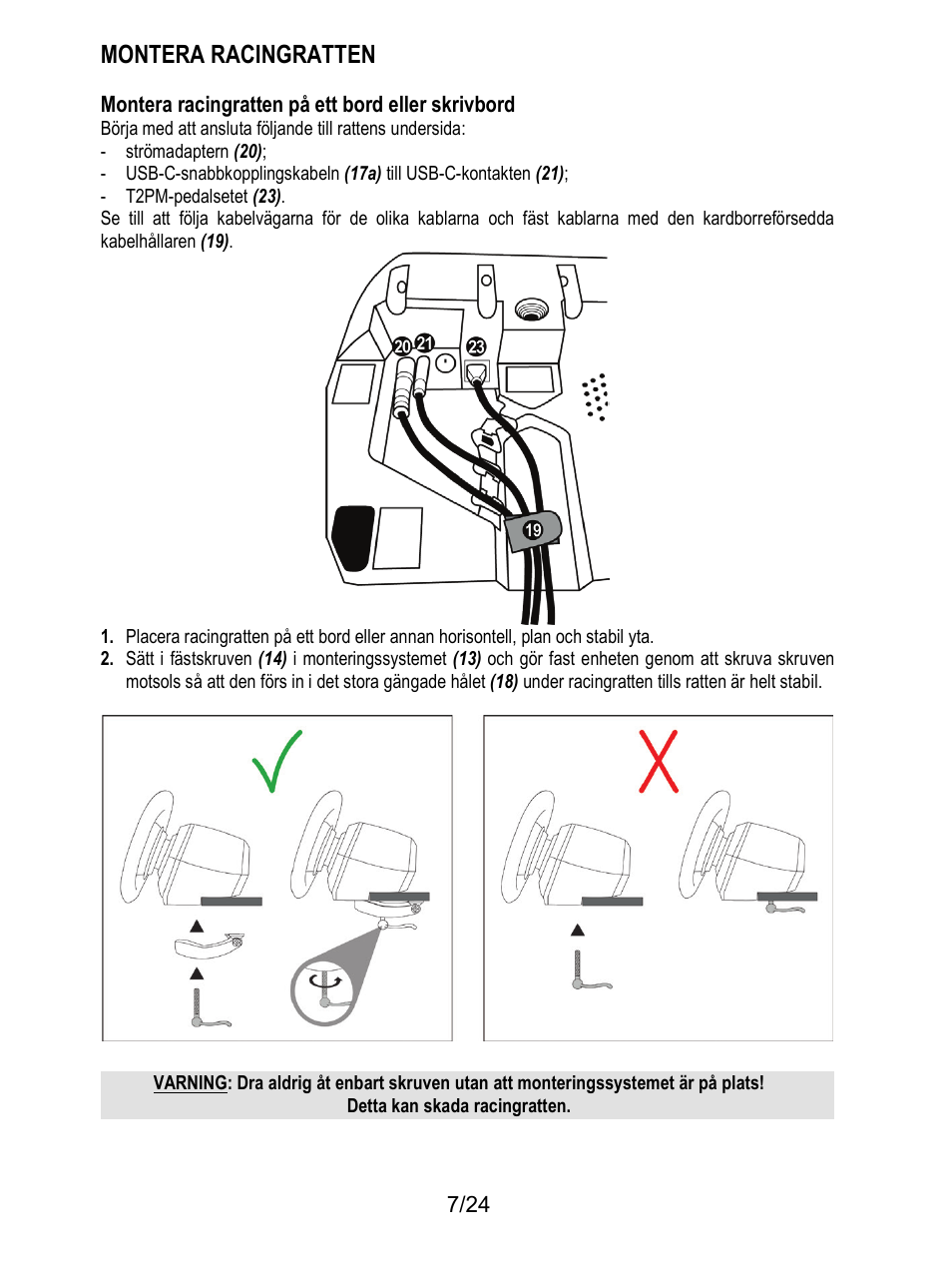 Montera racingratten | Thrustmaster T128 Racing Wheel and Pedal Set for Xbox Series X/S & PC User Manual | Page 410 / 523