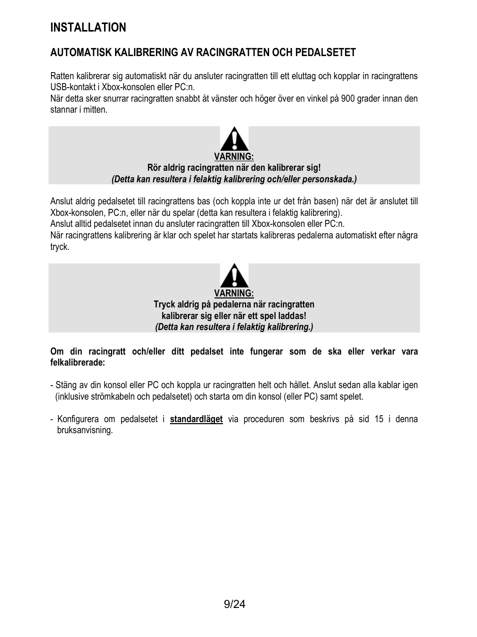 Installation | Thrustmaster T128 Racing Wheel and Pedal Set for Xbox Series X/S & PC User Manual | Page 412 / 523