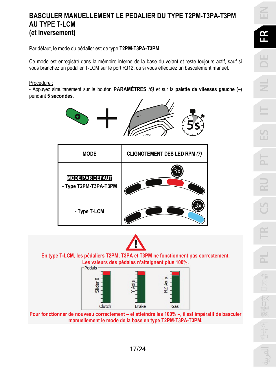 Thrustmaster T128 Racing Wheel and Pedal Set for Xbox Series X/S & PC User Manual | Page 42 / 523