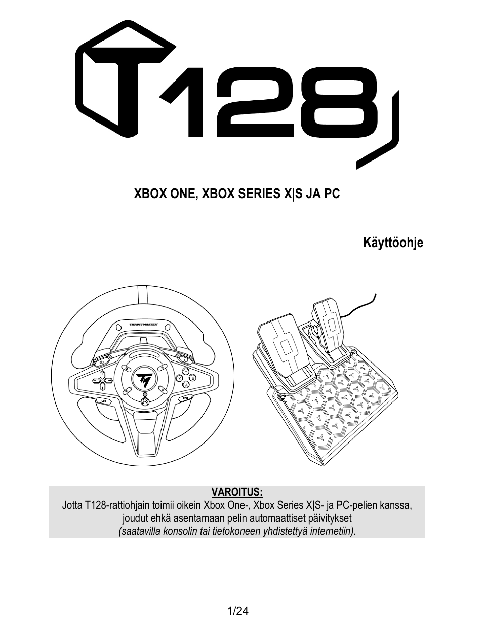 17_fi_t128x, Suomi | Thrustmaster T128 Racing Wheel and Pedal Set for Xbox Series X/S & PC User Manual | Page 428 / 523