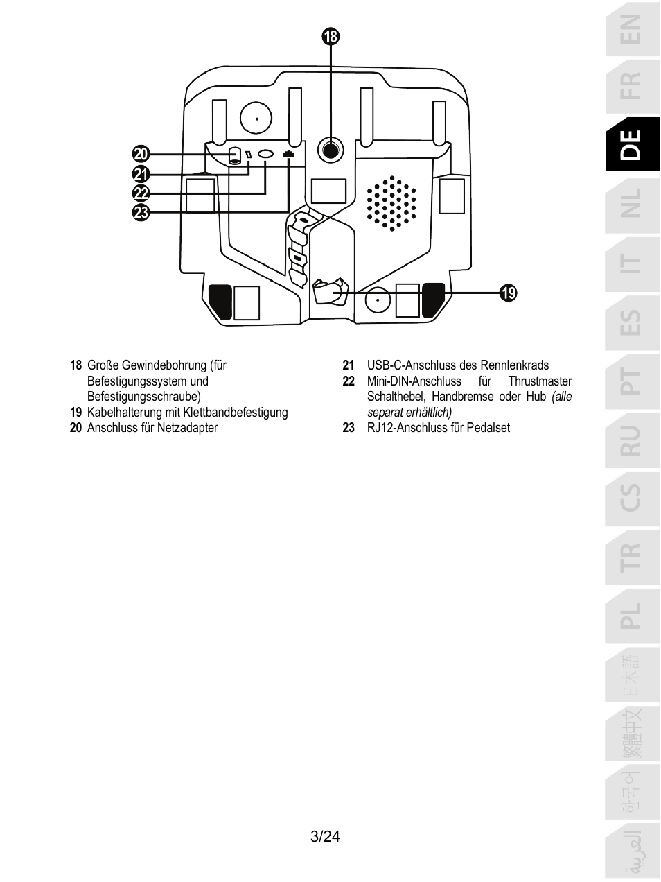 Thrustmaster T128 Racing Wheel and Pedal Set for Xbox Series X/S & PC User Manual | Page 52 / 523