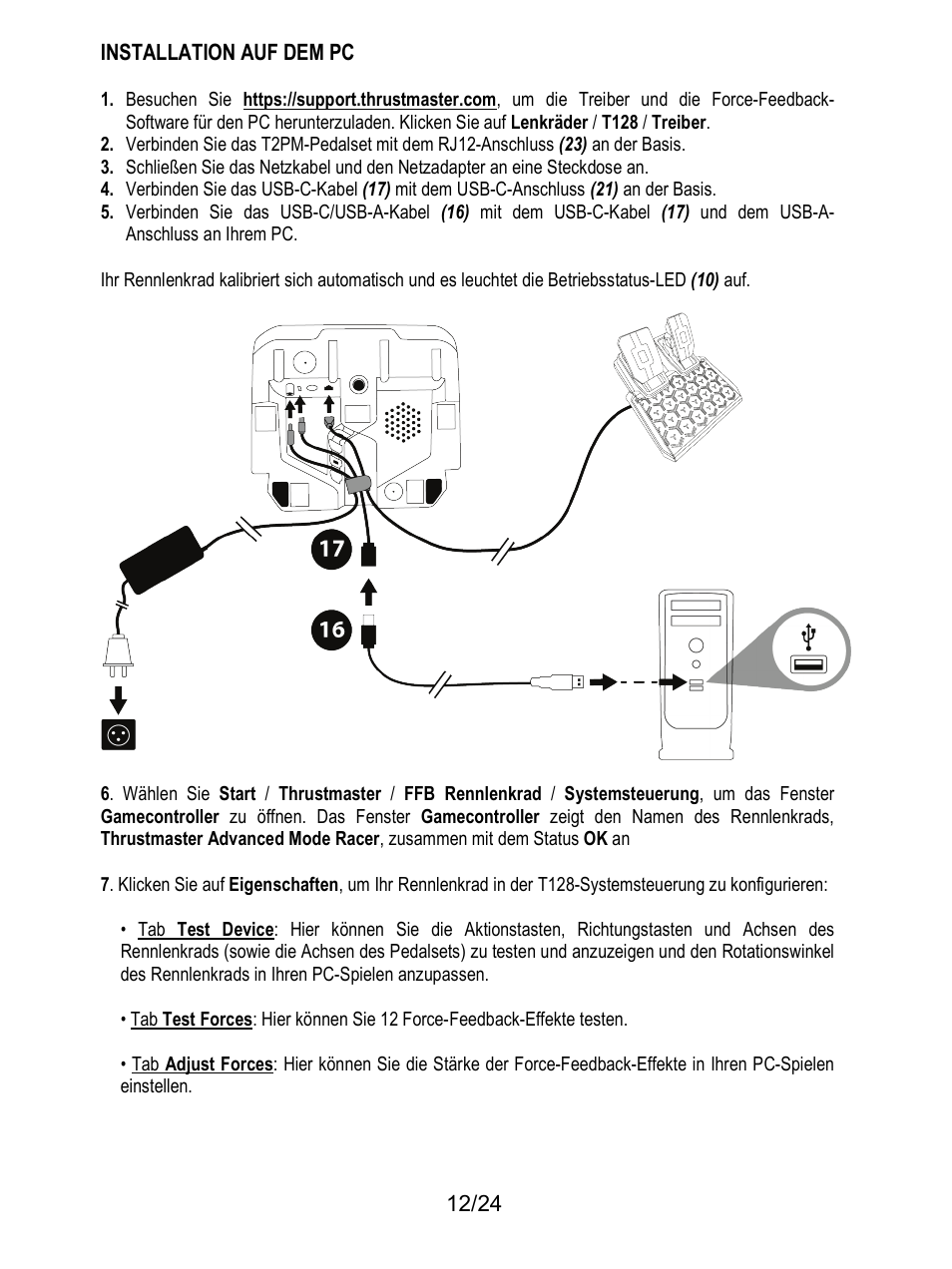 Thrustmaster T128 Racing Wheel and Pedal Set for Xbox Series X/S & PC User Manual | Page 61 / 523