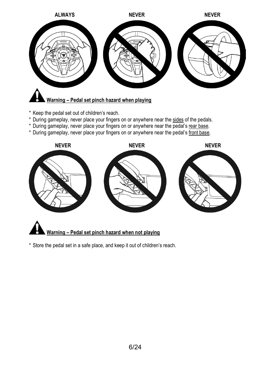 Thrustmaster T128 Racing Wheel and Pedal Set for Xbox Series X/S & PC User Manual | Page 7 / 523