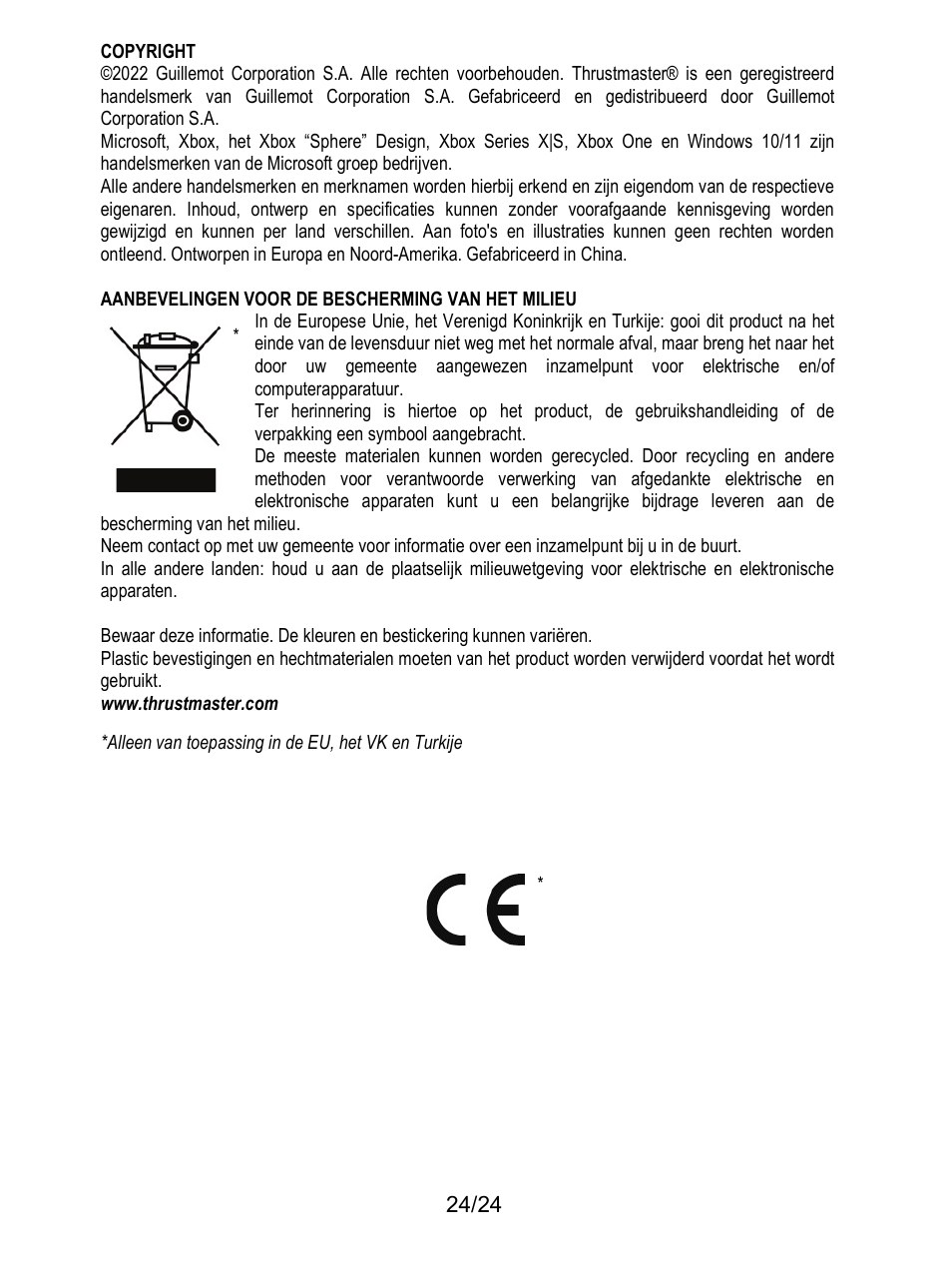 Thrustmaster T128 Racing Wheel and Pedal Set for Xbox Series X/S & PC User Manual | Page 97 / 523