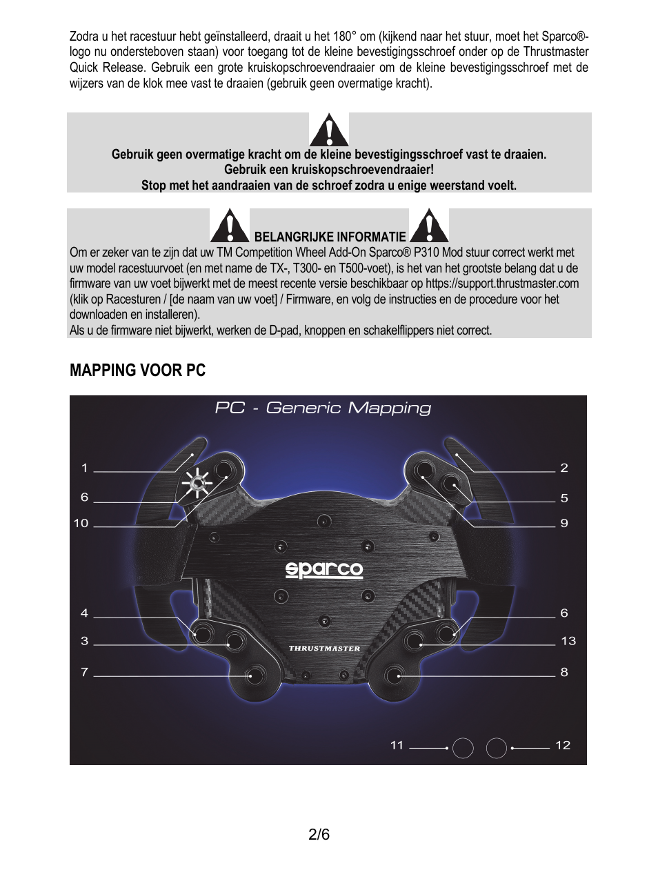 Thrustmaster P310 Mod TM Competition Add-On SpWheel User Manual | Page 21 / 95