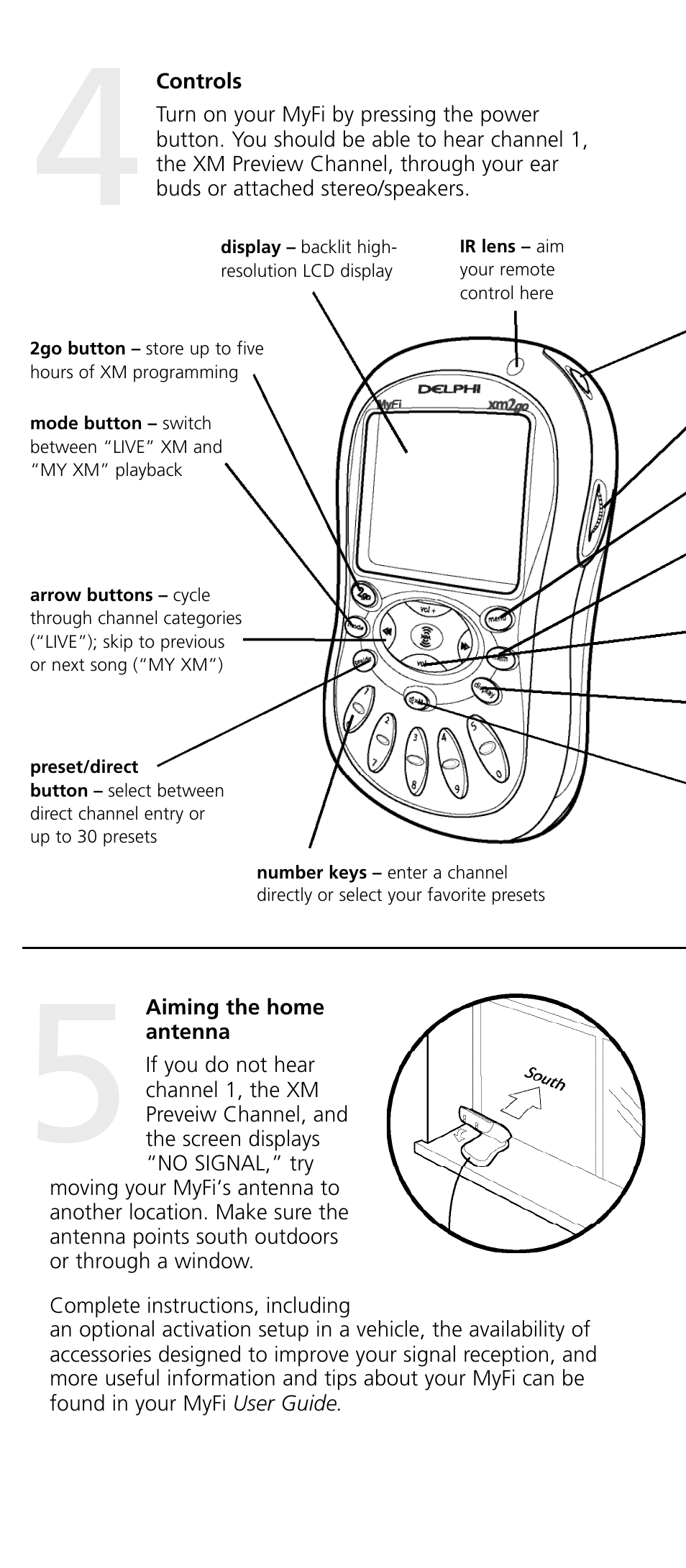 Delphi XM2GO SA10113 User Manual | Page 4 / 10