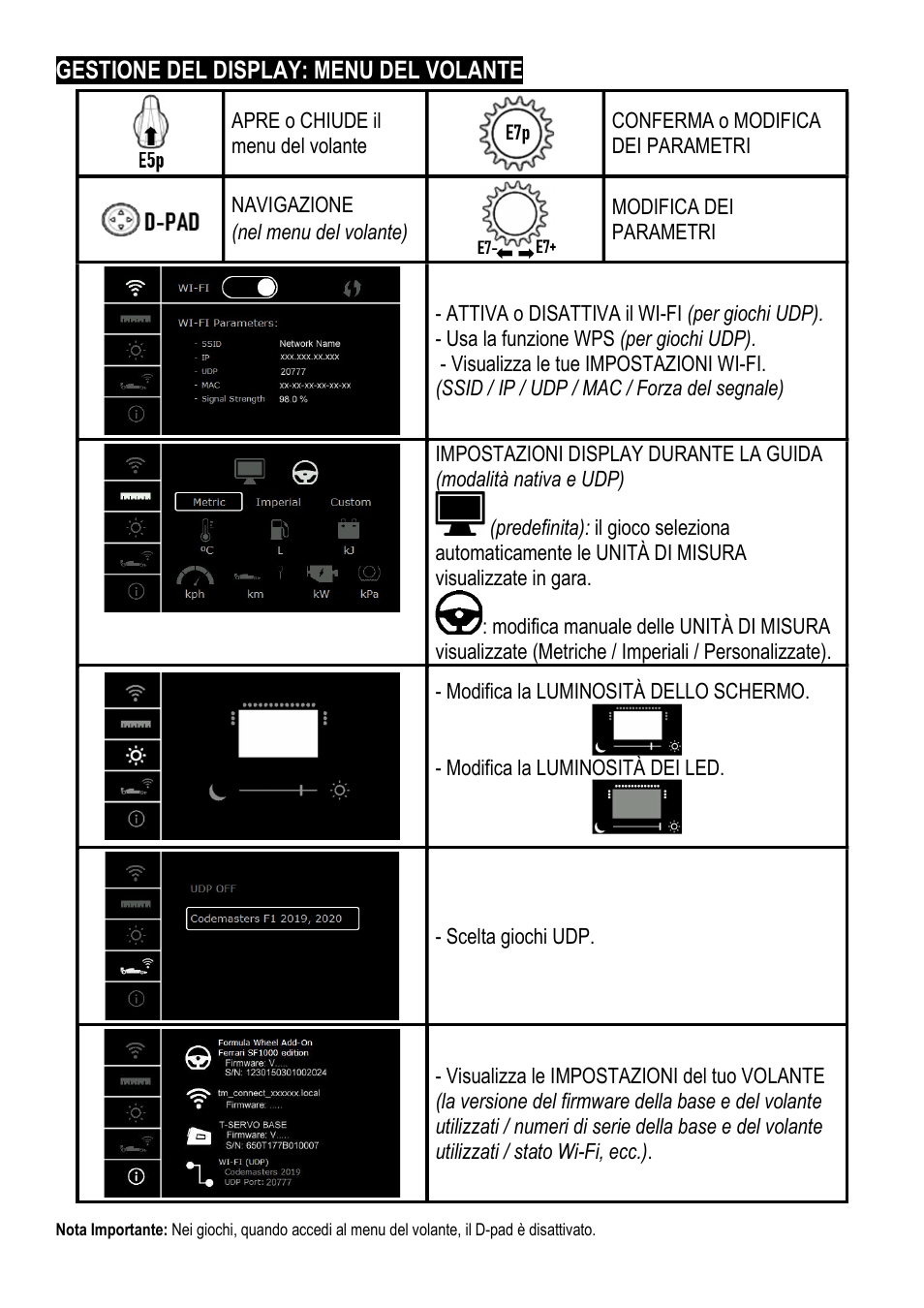 Thrustmaster Add-On Formula Wheel (Ferrari SF1000 Edition) User Manual | Page 58 / 249