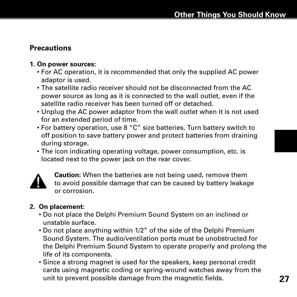 Delphi SA10221 User Manual | Page 31 / 45