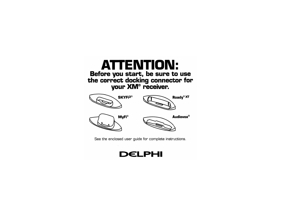 Select the proper docking connector | Delphi SA10221 User Manual | Page 41 / 45