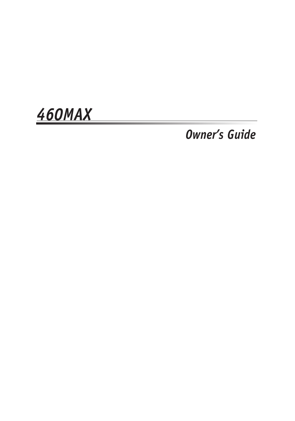 Directed Electronics 460MAX User Manual | 40 pages