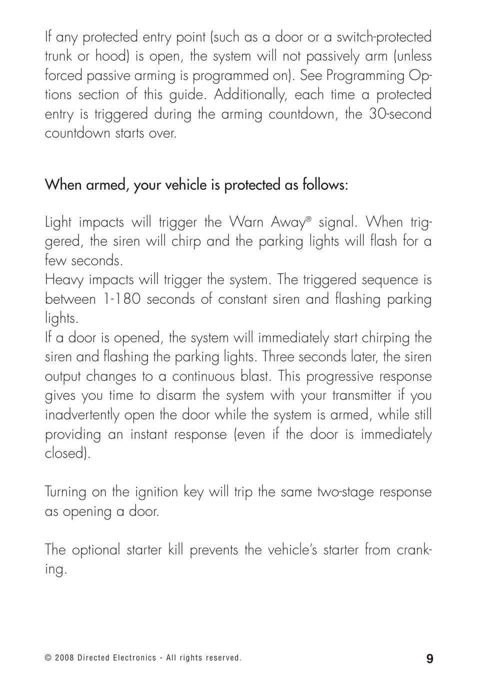 Directed Electronics 460MAX User Manual | Page 11 / 40