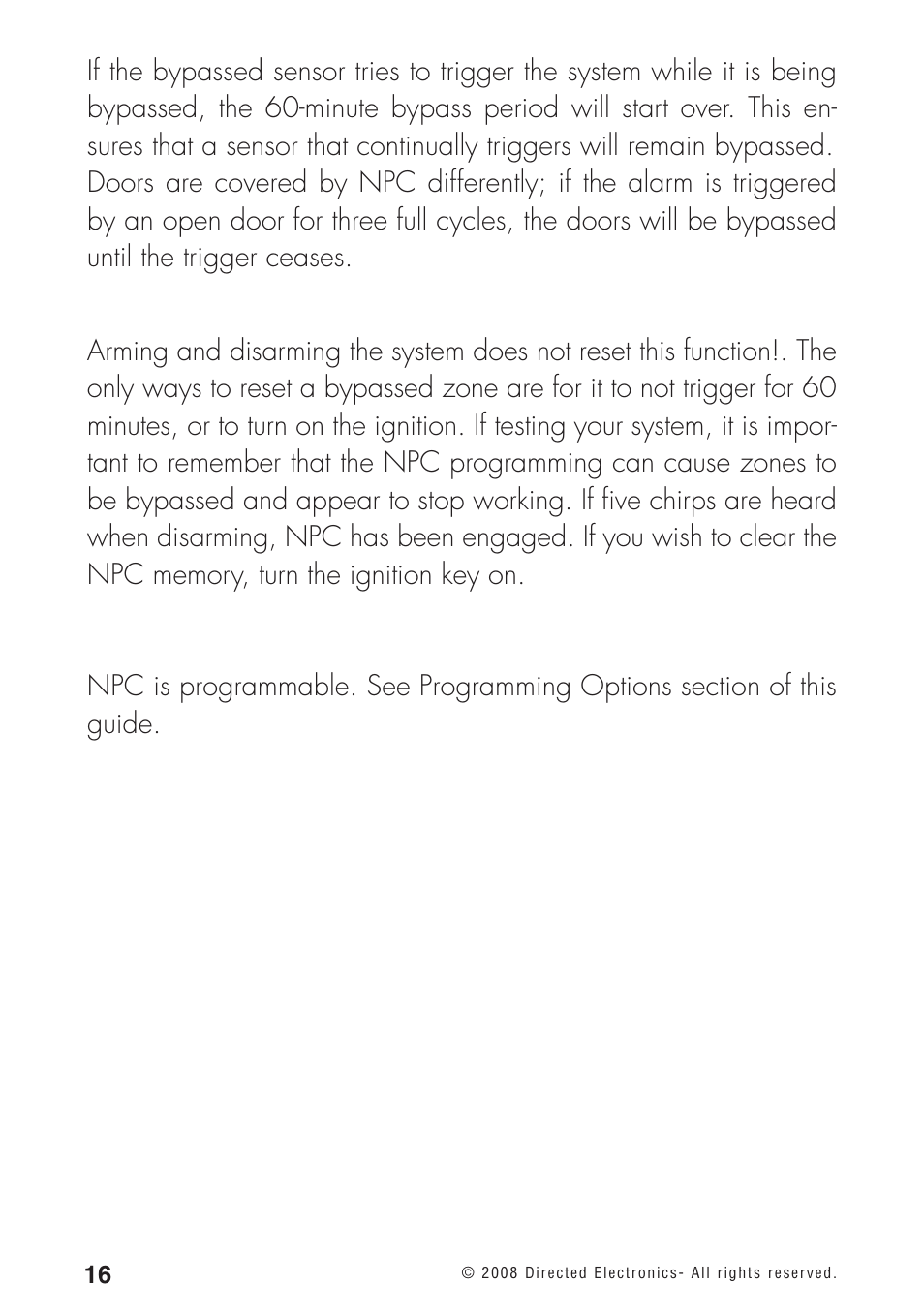 Directed Electronics 460MAX User Manual | Page 18 / 40