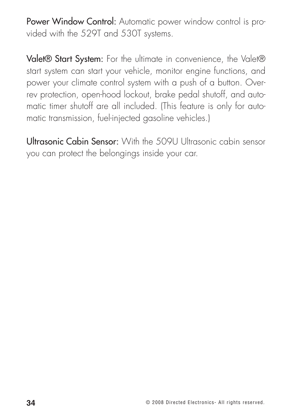 Directed Electronics 460MAX User Manual | Page 36 / 40