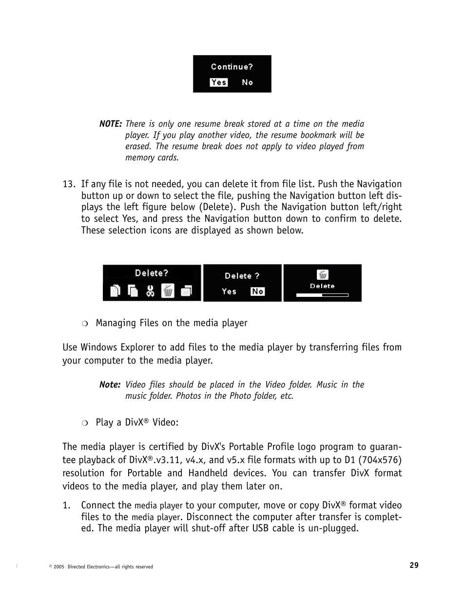 Directed Electronics OHV901 User Manual | Page 29 / 58