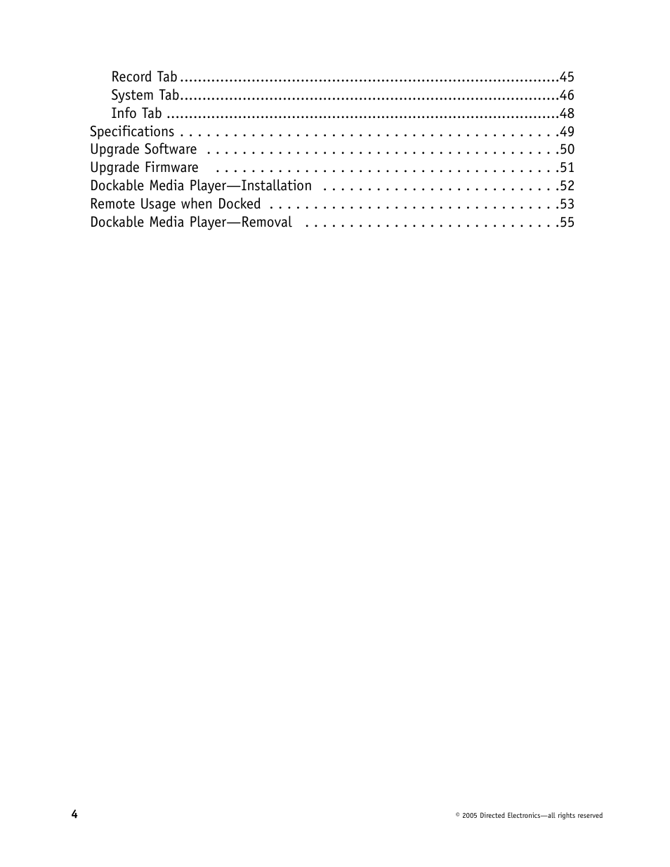 Directed Electronics OHV901 User Manual | Page 4 / 58