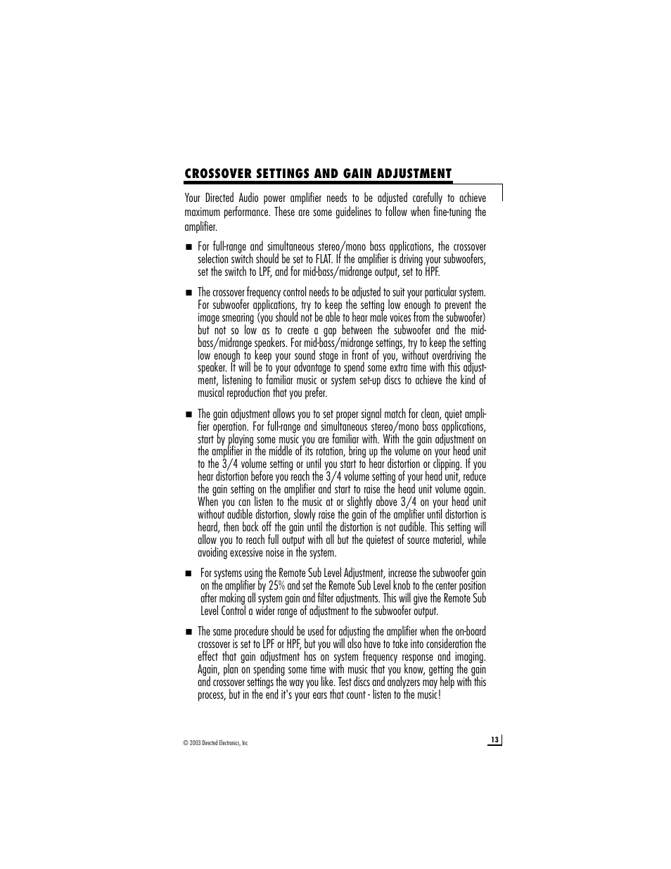 Directed Electronics 6 User Manual | Page 13 / 15