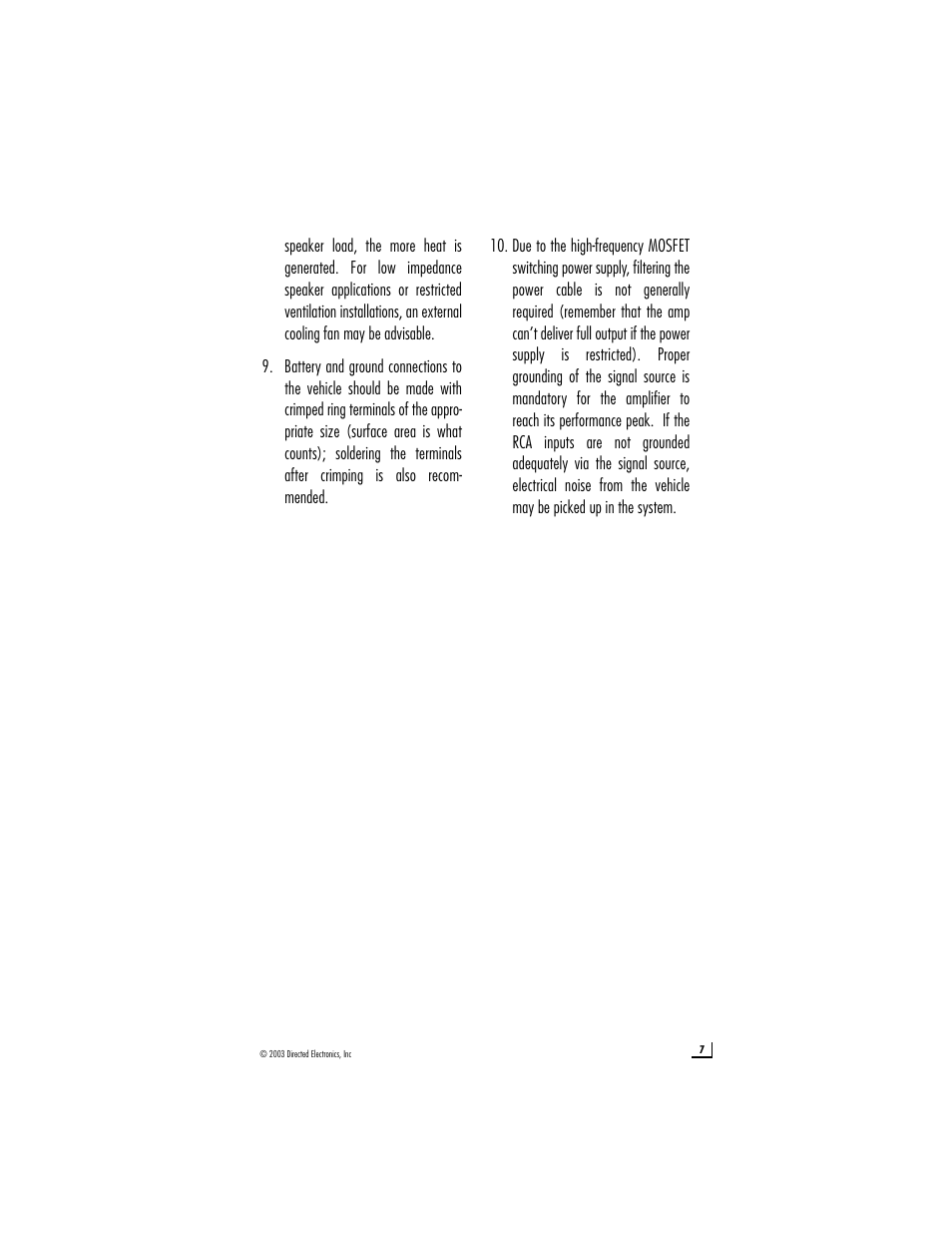 Directed Electronics 6 User Manual | Page 7 / 15