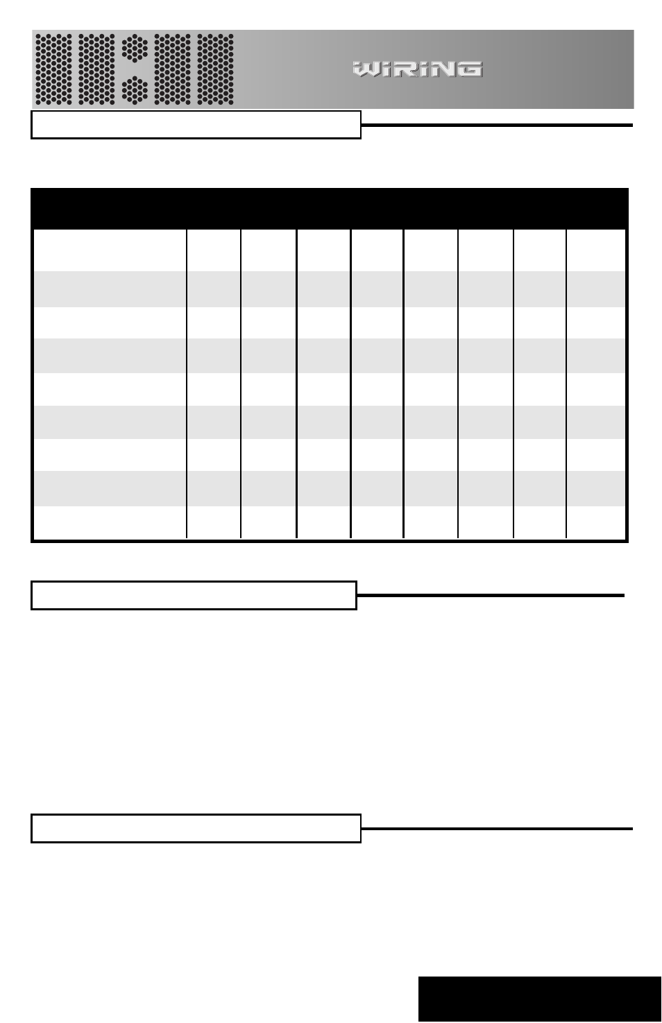 Wiring, Back to contents | Directed Electronics Tube Driver System TD275/2150 User Manual | Page 5 / 19