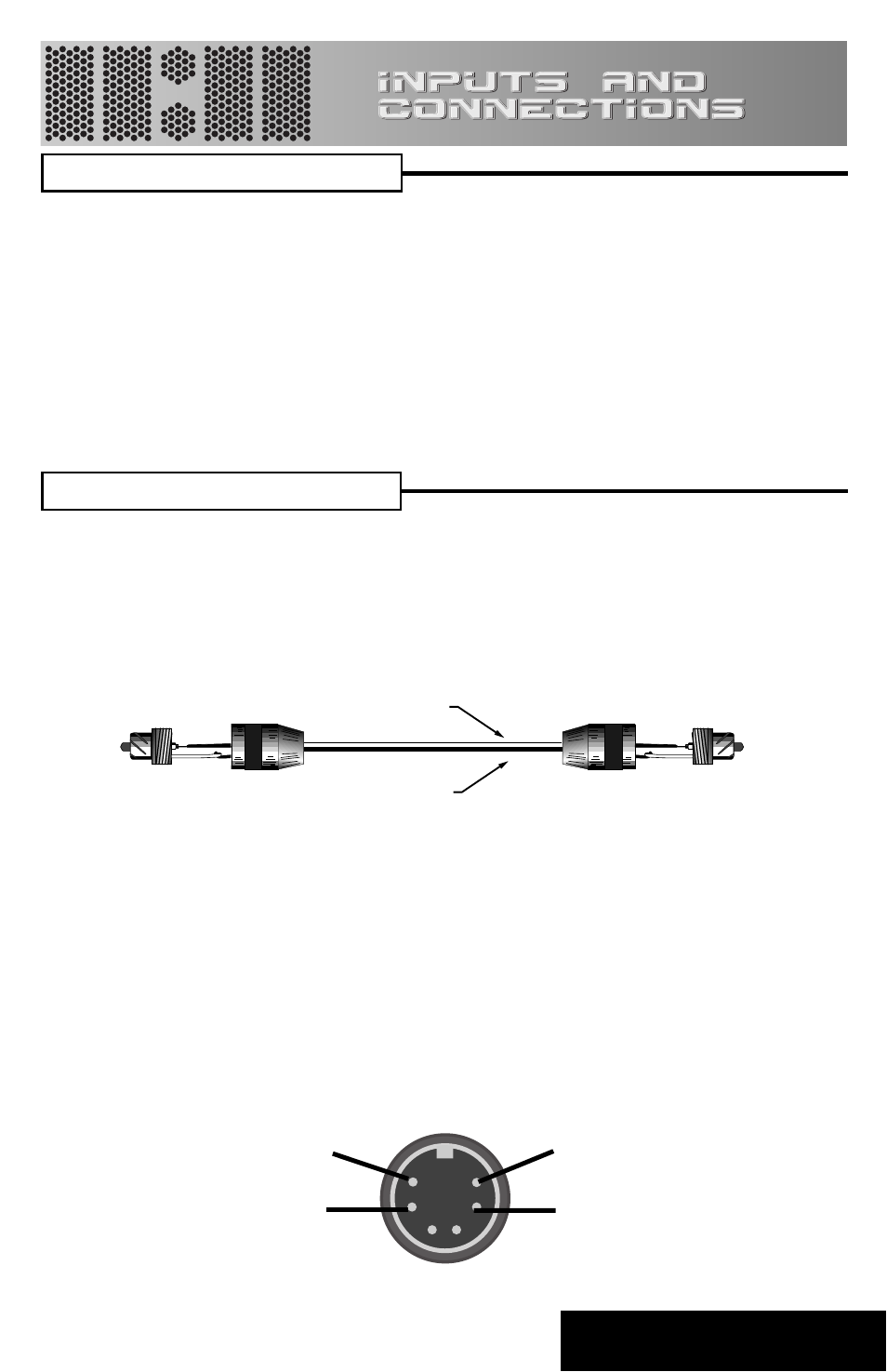 Inputs / connections | Directed Electronics Tube Driver System TD275/2150 User Manual | Page 9 / 19