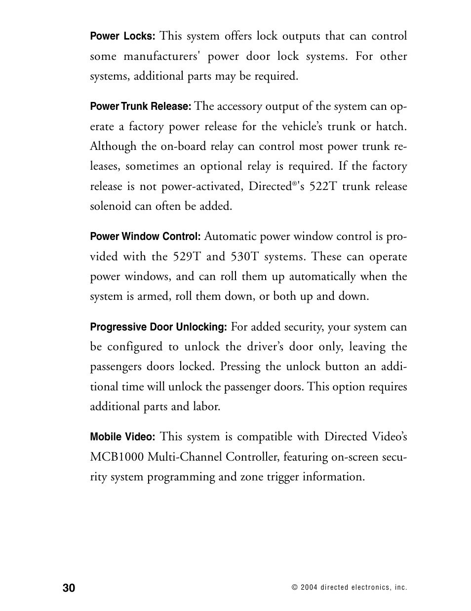 Directed Electronics AMX 8.5 User Manual | Page 33 / 37