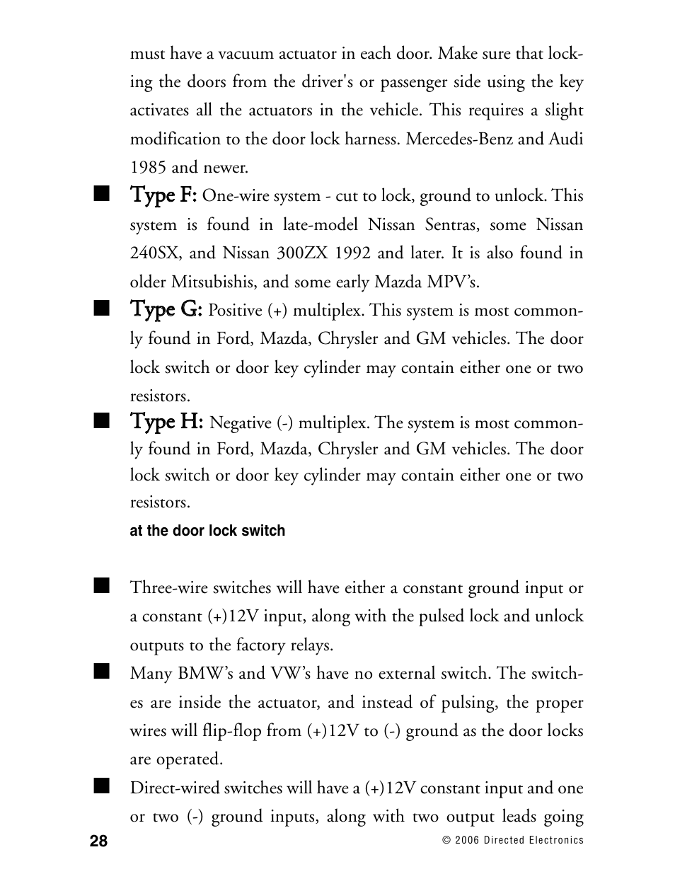 T tyyp pee f f, T tyyp pee g g, T tyyp pee h h | Directed Electronics Ready Remote User Manual | Page 32 / 70
