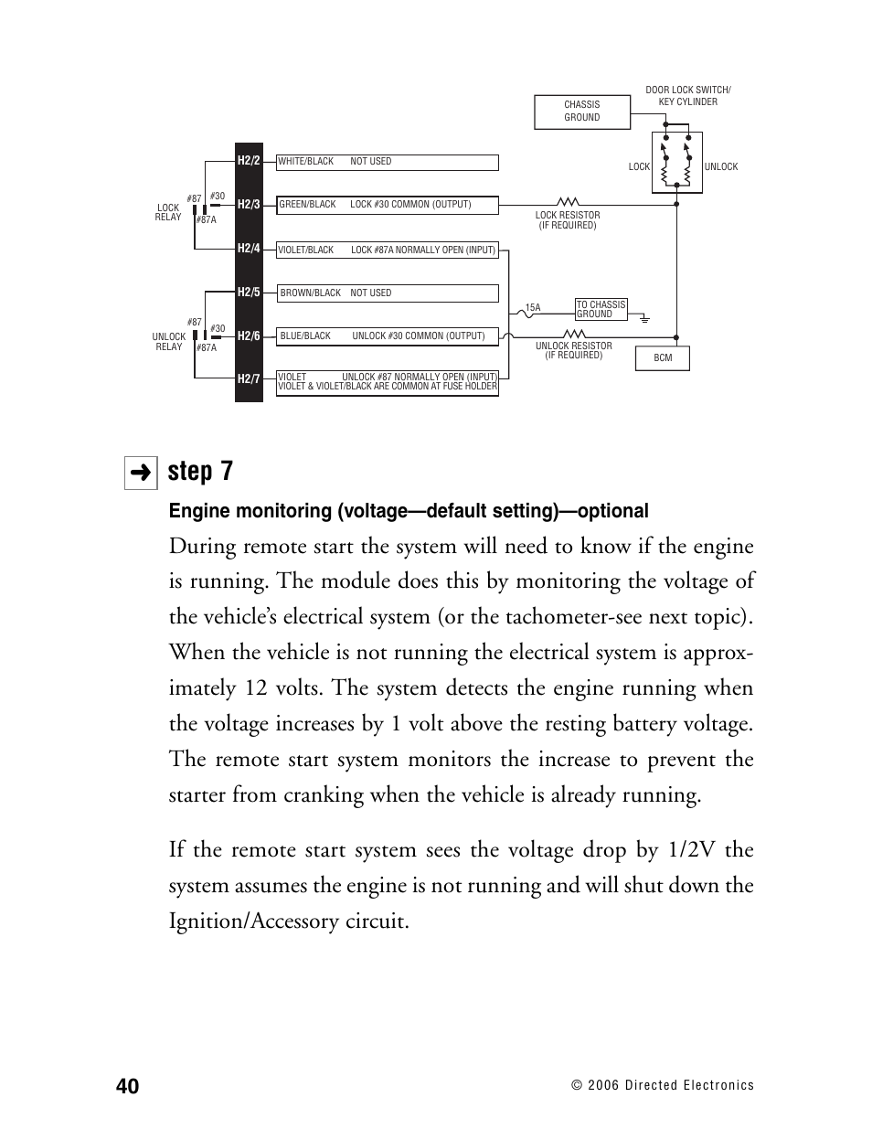 Step 7 | Directed Electronics Ready Remote User Manual | Page 44 / 70