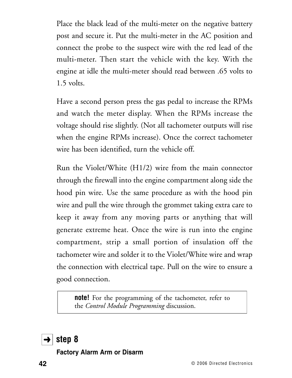 Directed Electronics Ready Remote User Manual | Page 46 / 70