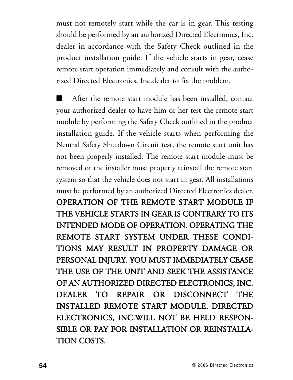 Directed Electronics Ready Remote User Manual | Page 58 / 70