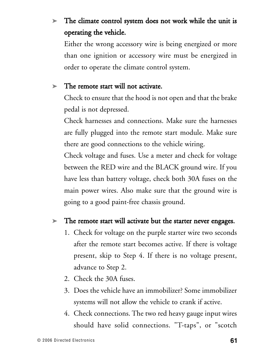 Directed Electronics Ready Remote User Manual | Page 65 / 70