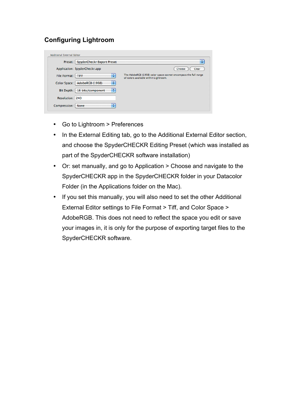 Datacolor SpyderCHECKR Color Chand Calibration Tool for Digital Cameras User Manual | Page 13 / 30