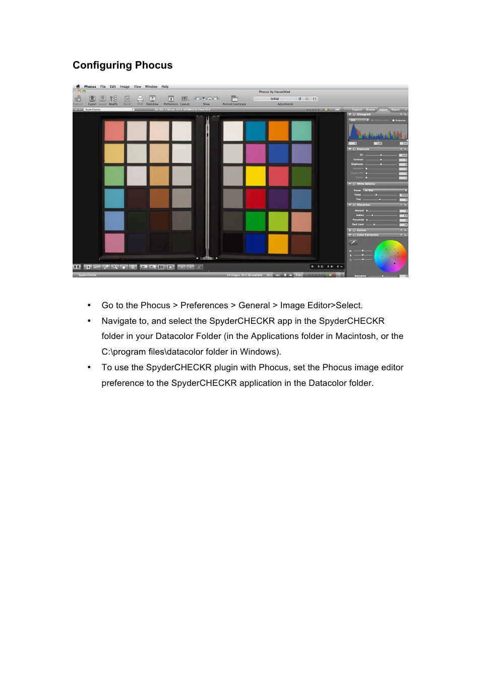 Datacolor SpyderCHECKR Color Chand Calibration Tool for Digital Cameras User Manual | Page 14 / 30