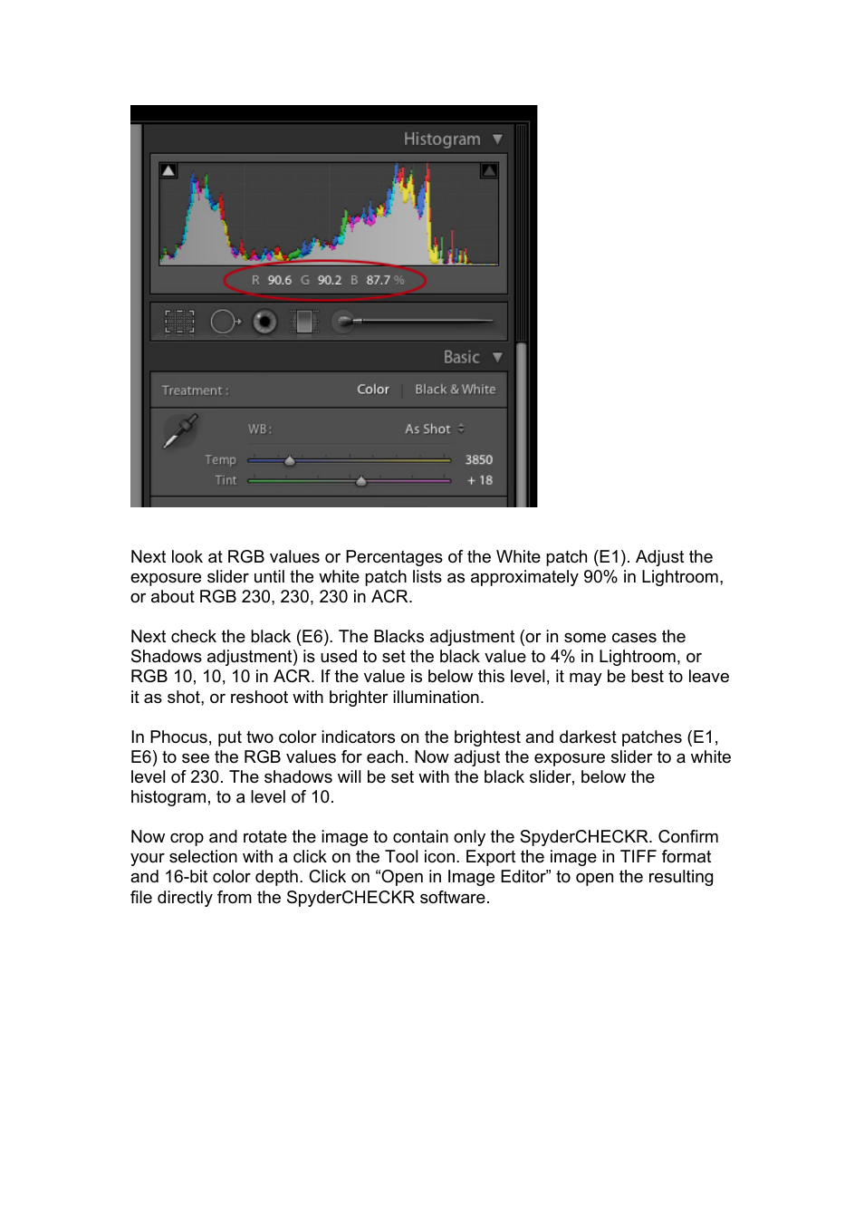Datacolor SpyderCHECKR Color Chand Calibration Tool for Digital Cameras User Manual | Page 18 / 30