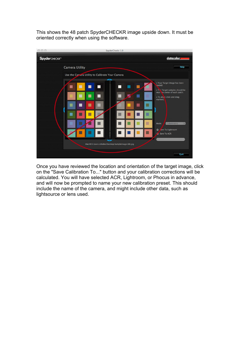 Datacolor SpyderCHECKR Color Chand Calibration Tool for Digital Cameras User Manual | Page 21 / 30