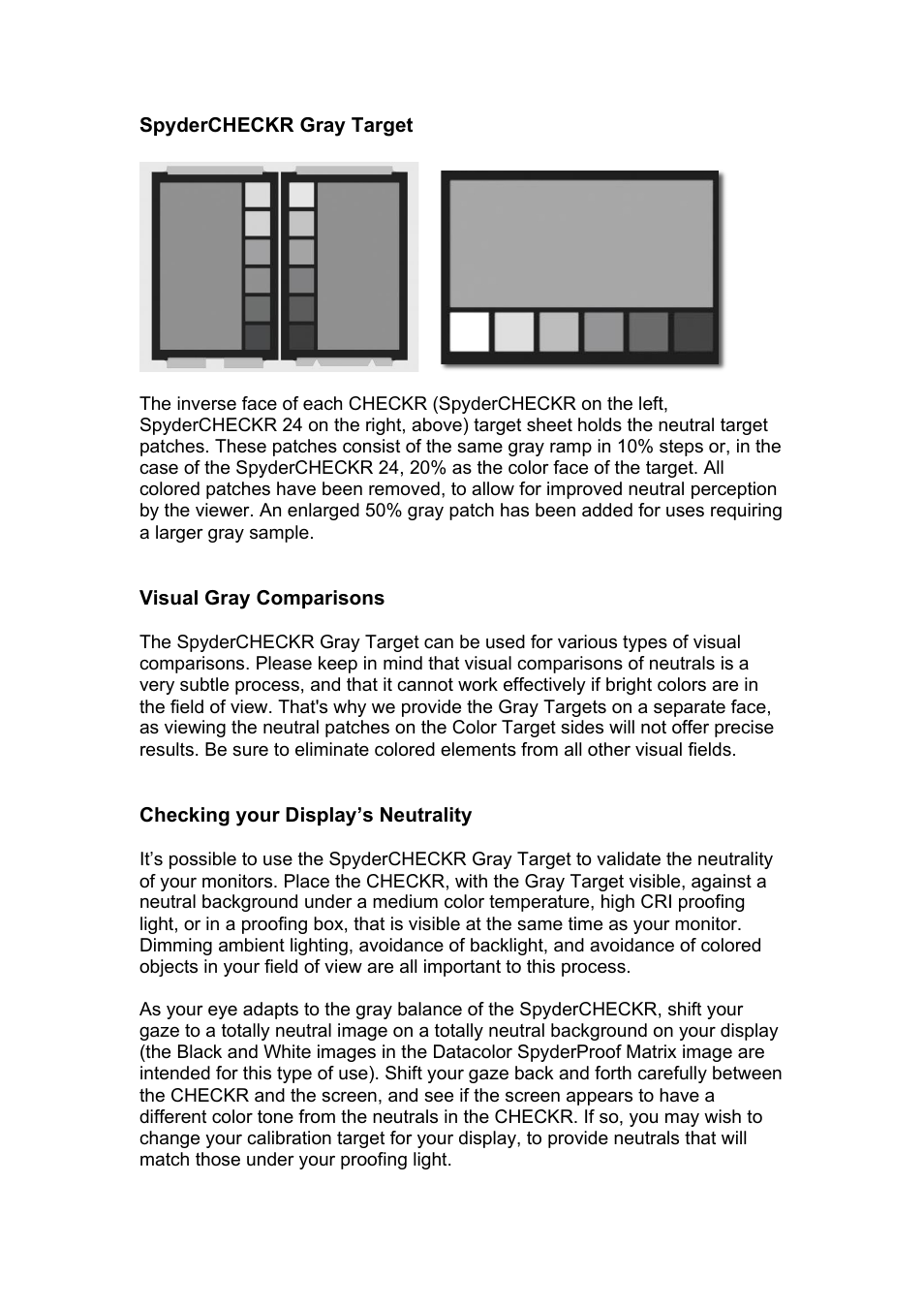 Datacolor SpyderCHECKR Color Chand Calibration Tool for Digital Cameras User Manual | Page 27 / 30