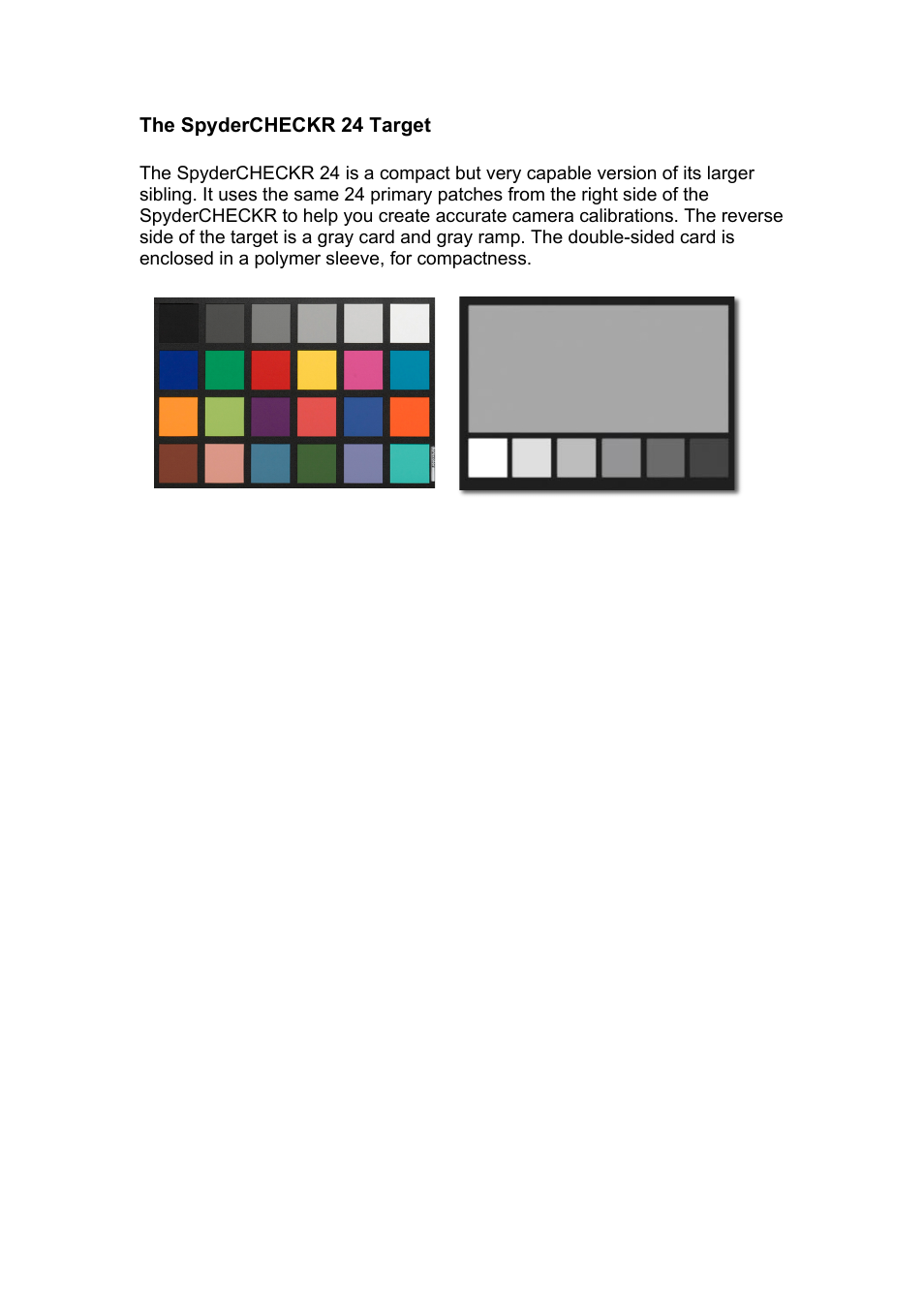 Datacolor SpyderCHECKR Color Chand Calibration Tool for Digital Cameras User Manual | Page 8 / 30