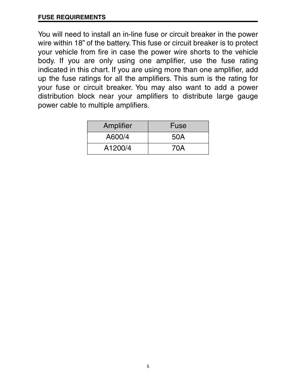 Directed Electronics A1200/4 User Manual | Page 6 / 30