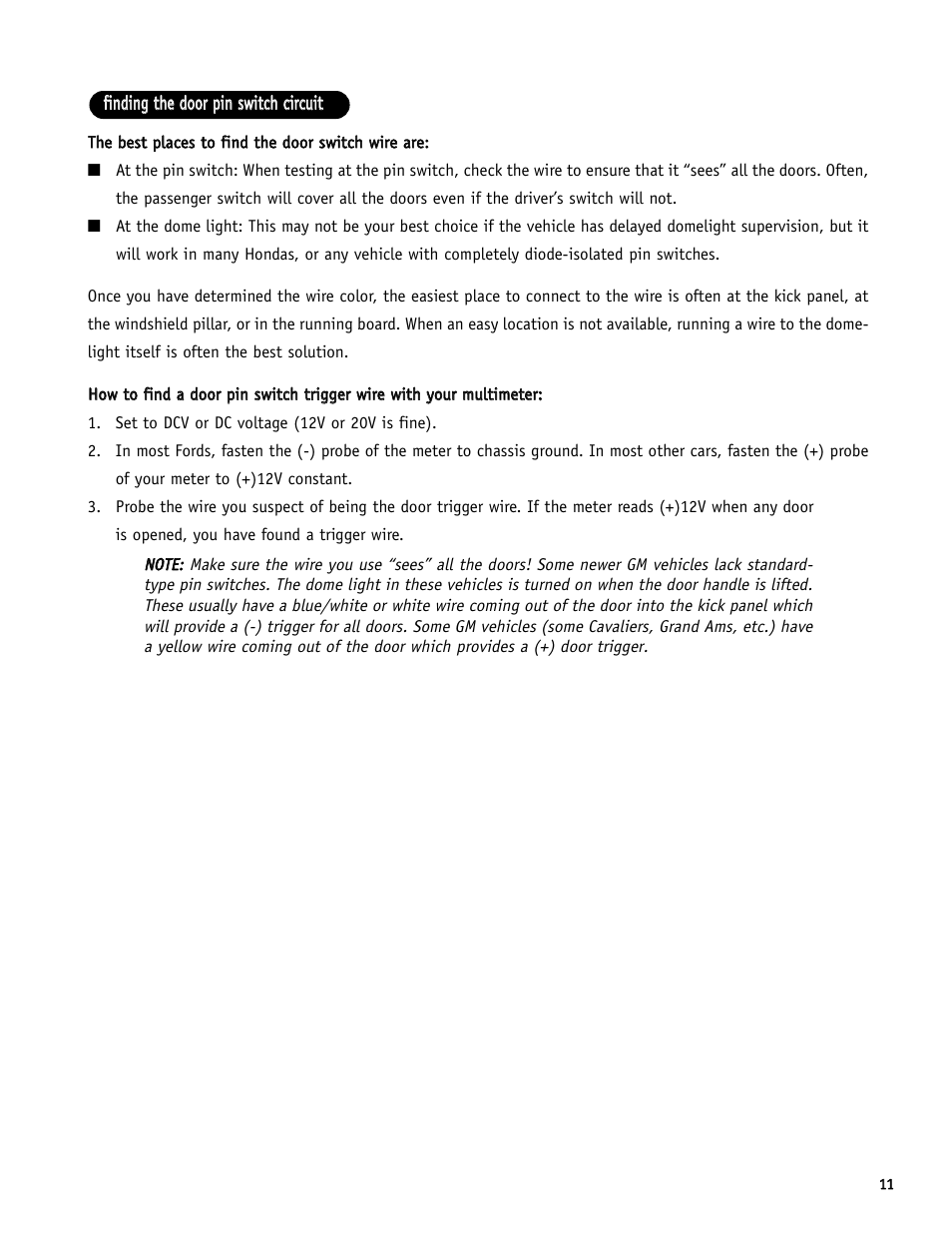 Directed Electronics S660 User Manual | Page 11 / 40