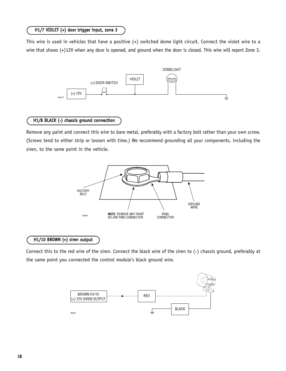 Directed Electronics S660 User Manual | Page 18 / 40
