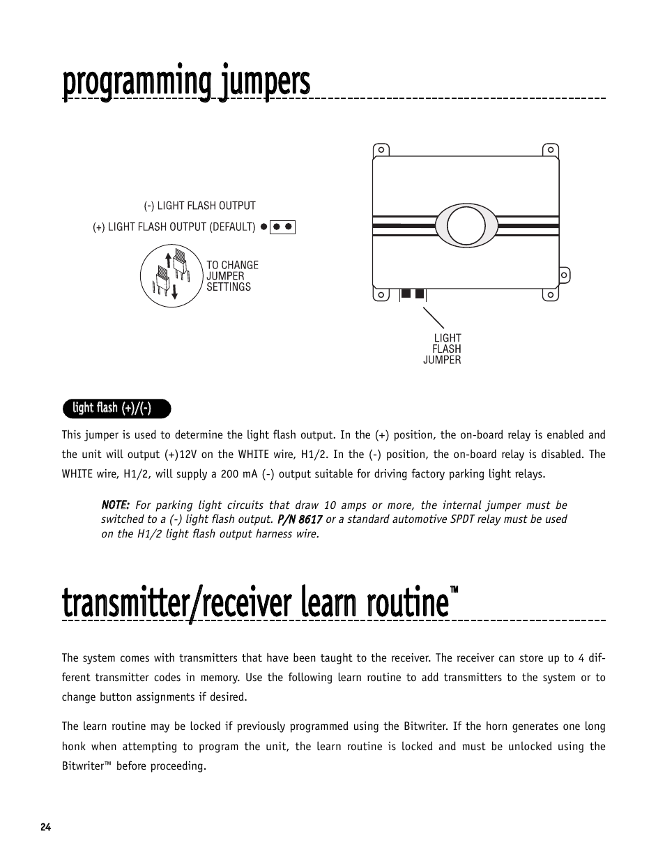 Pprrooggrraam mm miinngg jjuum mppeerrss | Directed Electronics S660 User Manual | Page 24 / 40