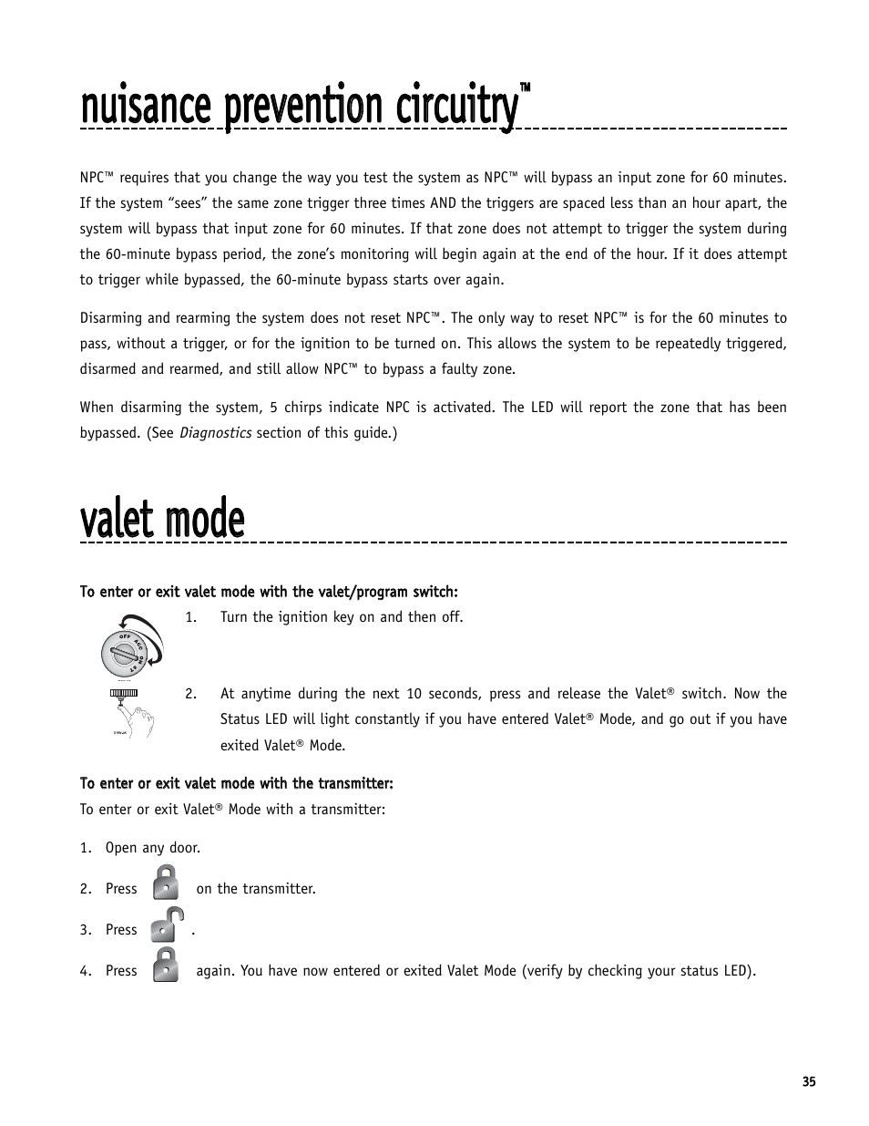 Vvaalleett m mooddee | Directed Electronics S660 User Manual | Page 35 / 40