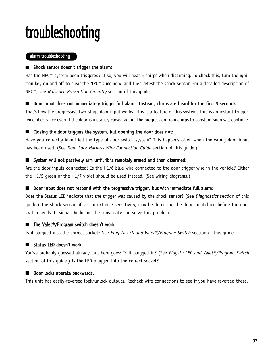Directed Electronics S660 User Manual | Page 37 / 40