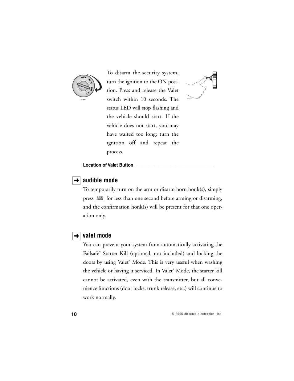 Directed Electronics 211HV User Manual | Page 11 / 19