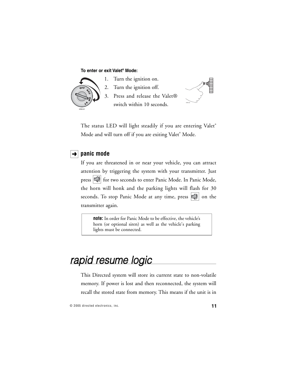 Rra ap piid d rre essu um me e llo og giic c | Directed Electronics 211HV User Manual | Page 12 / 19