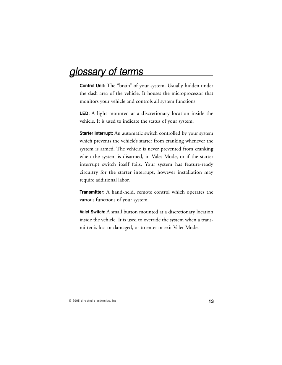Directed Electronics 211HV User Manual | Page 14 / 19